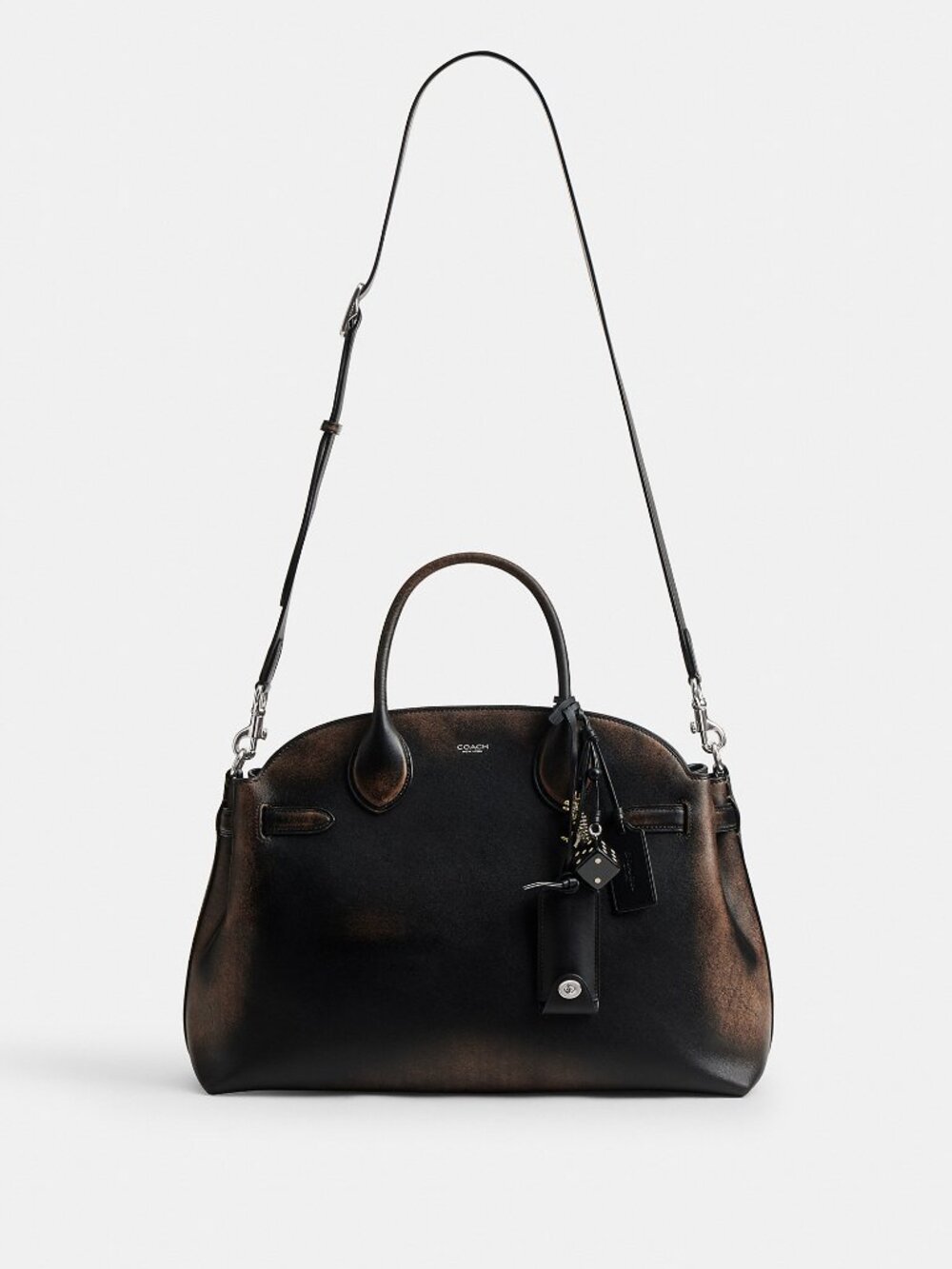 Coach Soft Empire Carryall Bag 40 In Loved Leather - Picture 2 of 3